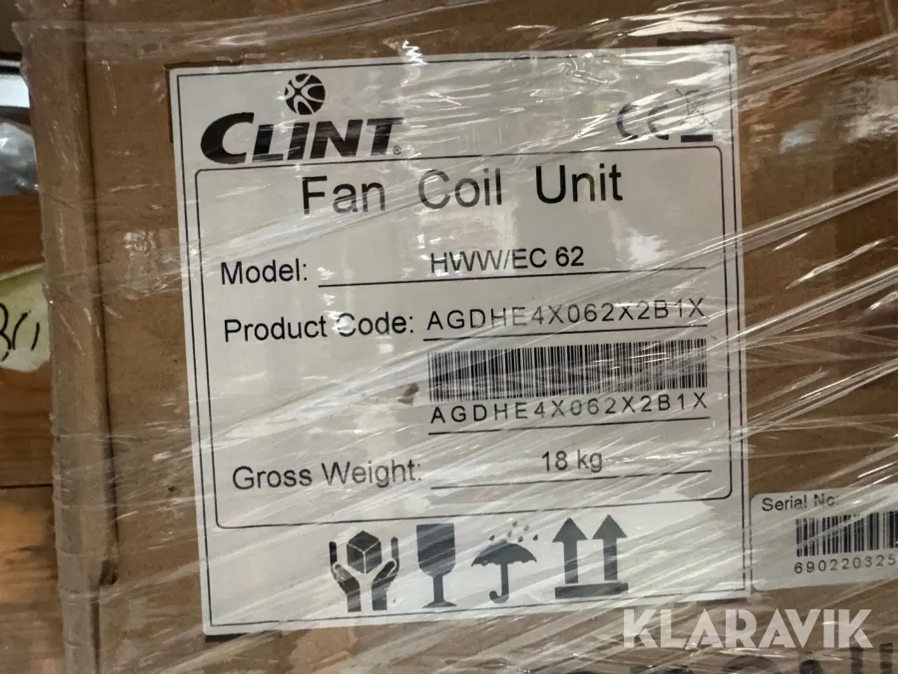 Billede 4 - Inde-del til varmepumpe Clint HWW/EC 62 2 styks