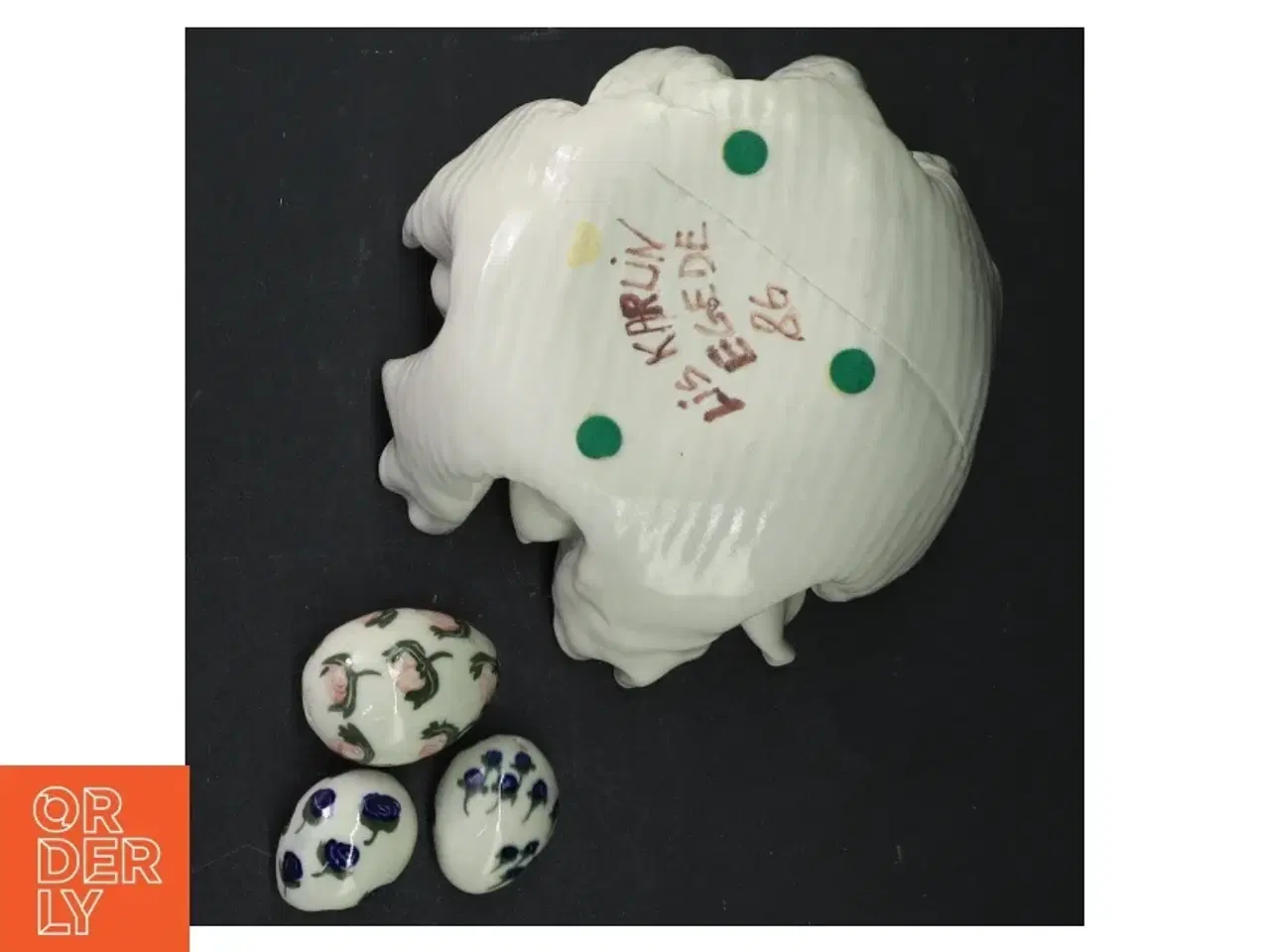 Billede 4 - Porcelænsskal og dekorative æg