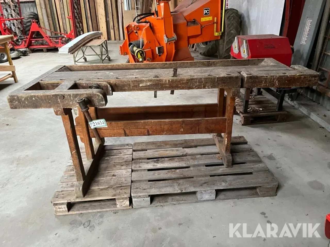 Billede 2 - Arbejdsbord/Høvlebænk