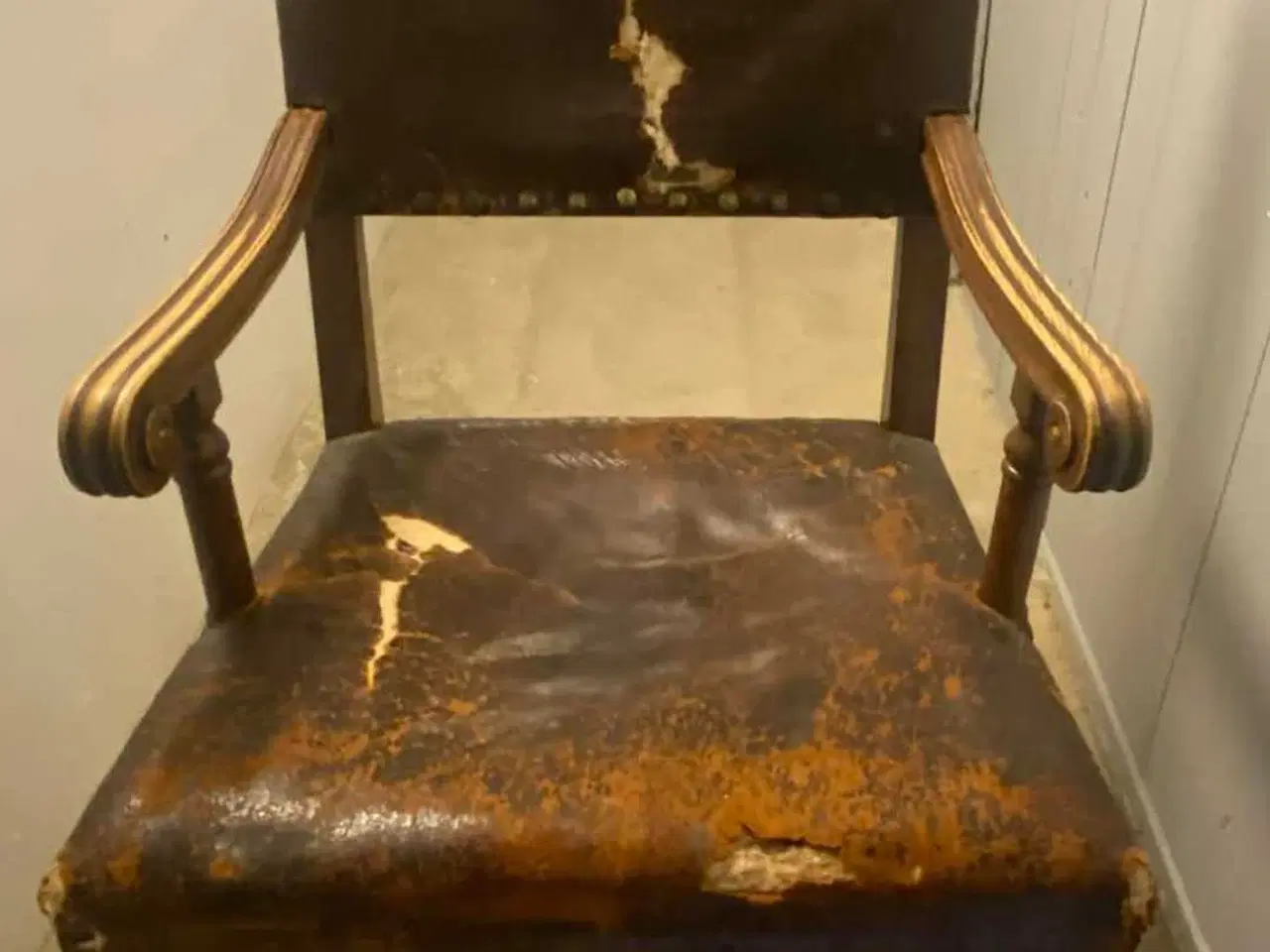Billede 1 - Antik Kongestol