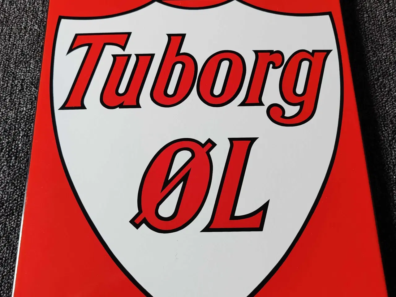Billede 1 - Tuborg emaljeskilt 