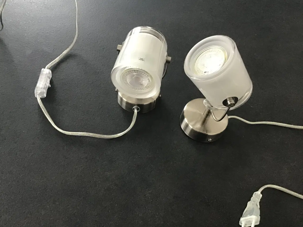 Billede 1 - 2 x spotlamper Halo design