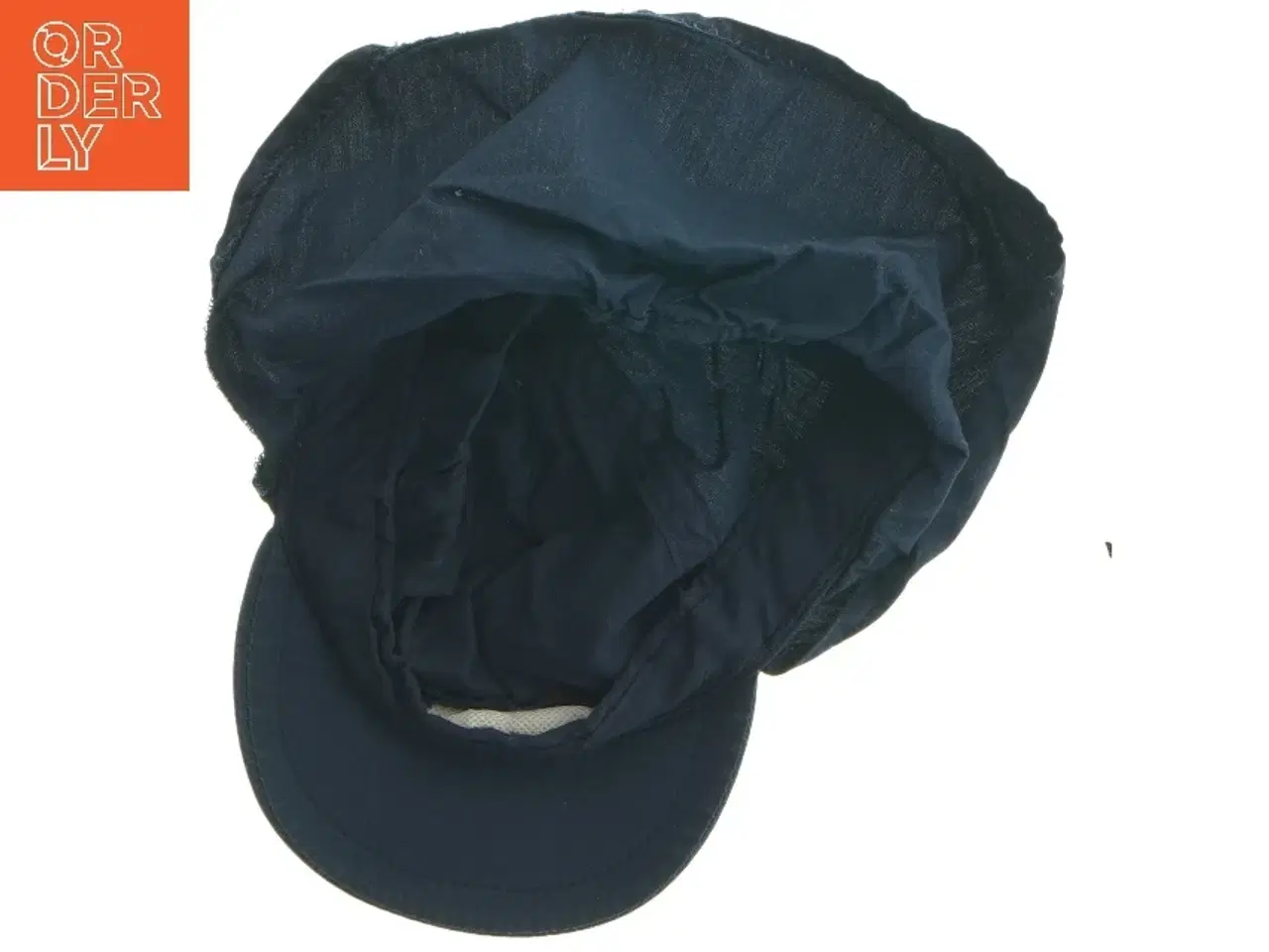Billede 4 - Mørkeblå kasket med nakkeskygge (str. 30 x 23 cm)