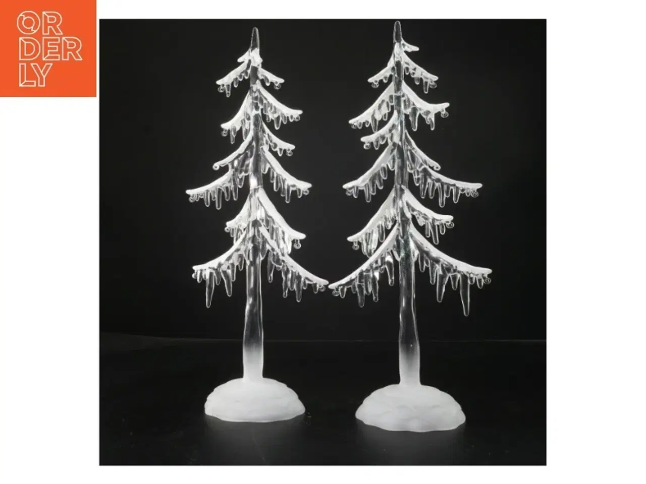 Billede 1 - Dekorative LED juletræer (str. 45x16 cm)