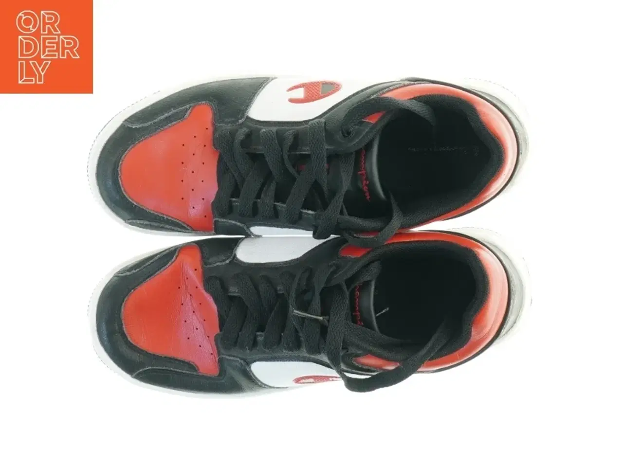 Billede 3 - Champion sneakers i sort, hvid og rød (str. 42)