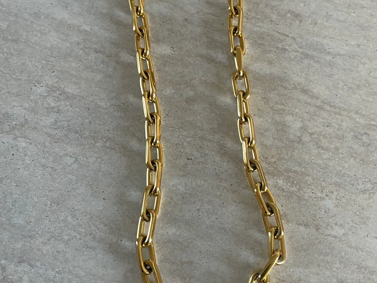 Billede 2 - Guldbelagt ankerkæde 