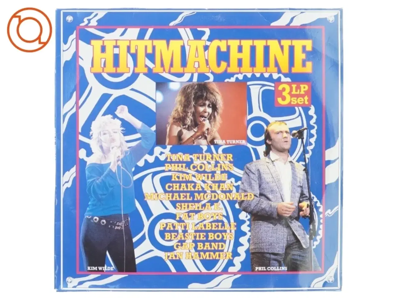 Billede 1 - Lp plade hit machine fra Hhr (str. 32 x 32 cm)