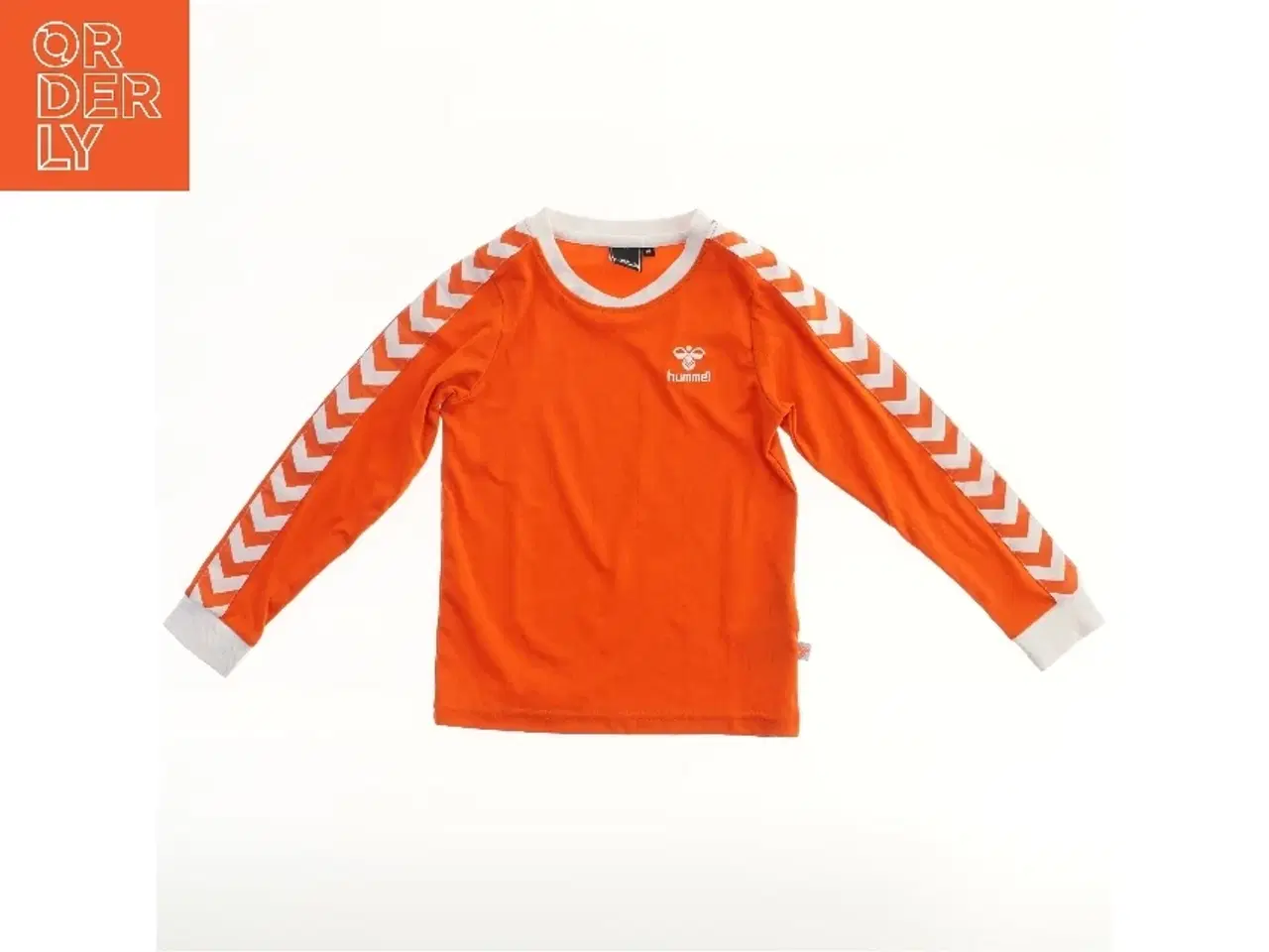 Billede 1 - Langærmet trøje med mønstrede ærmer fra Hummel (str. 116)