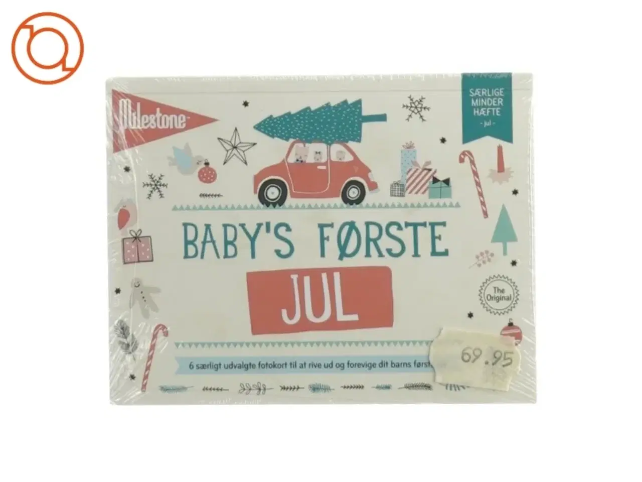 Billede 1 - Babys første jul fotokort fra Milestone (str. 15 x 11 cm)