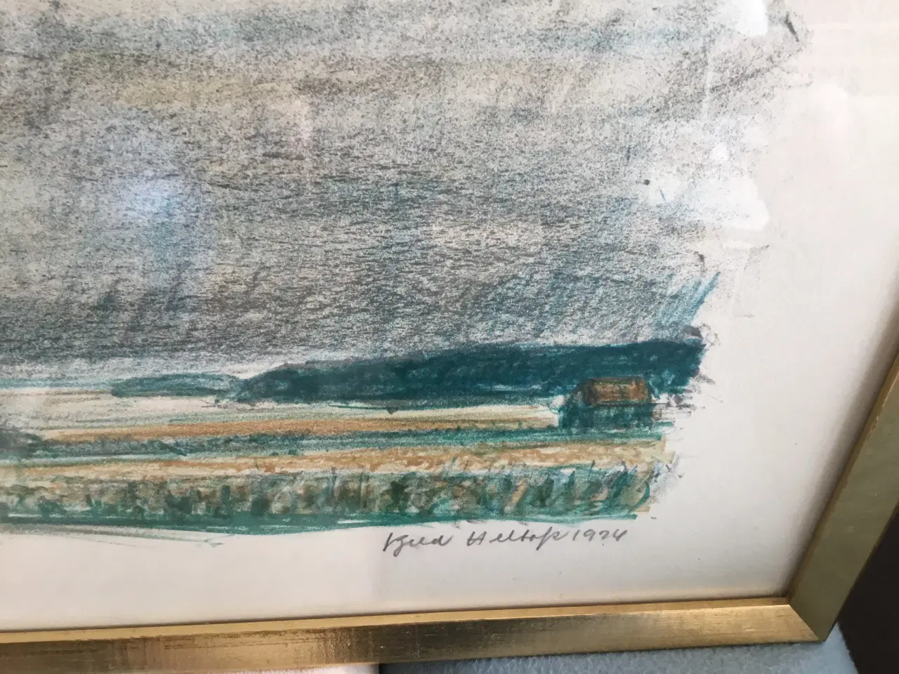 Billede 5 - Litografi af kendt kunstner