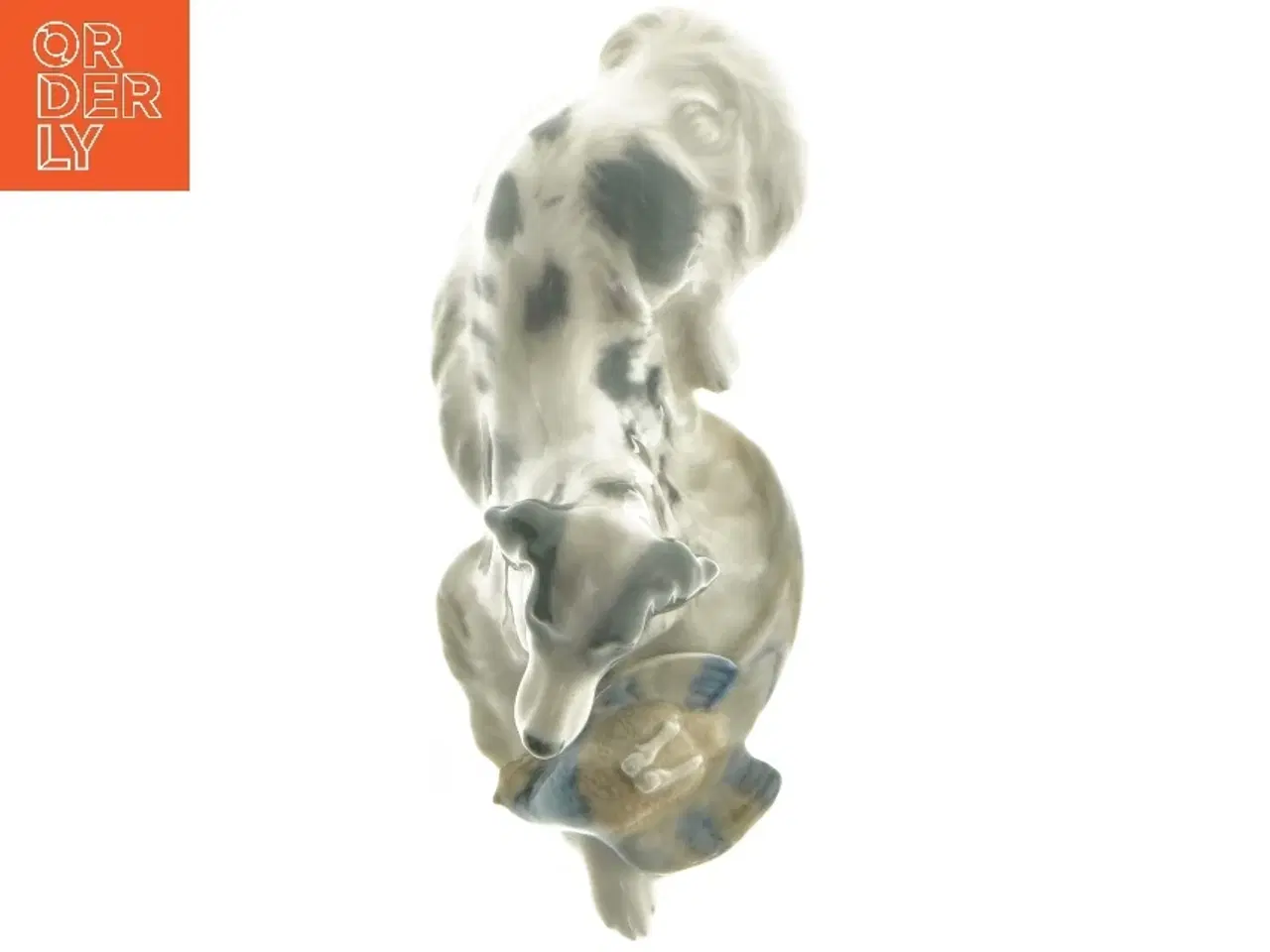 Billede 6 - Porcelænsfigur af jagthund med bytte fra Royal Copenhagen (str. 7x6x16 cm)