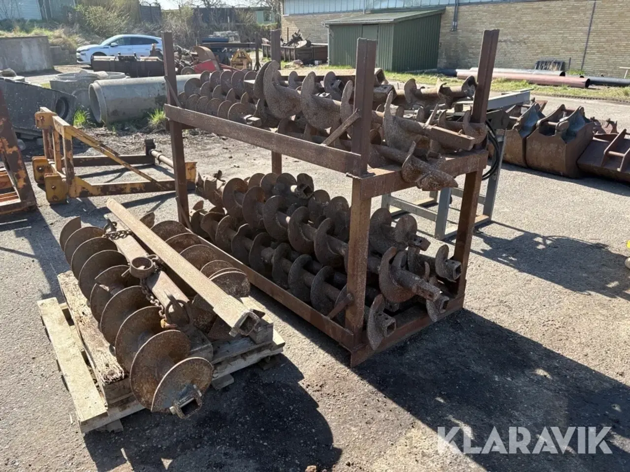 Billede 3 - Hydraulisk borehoved med bor PH - Poclain hydraulics