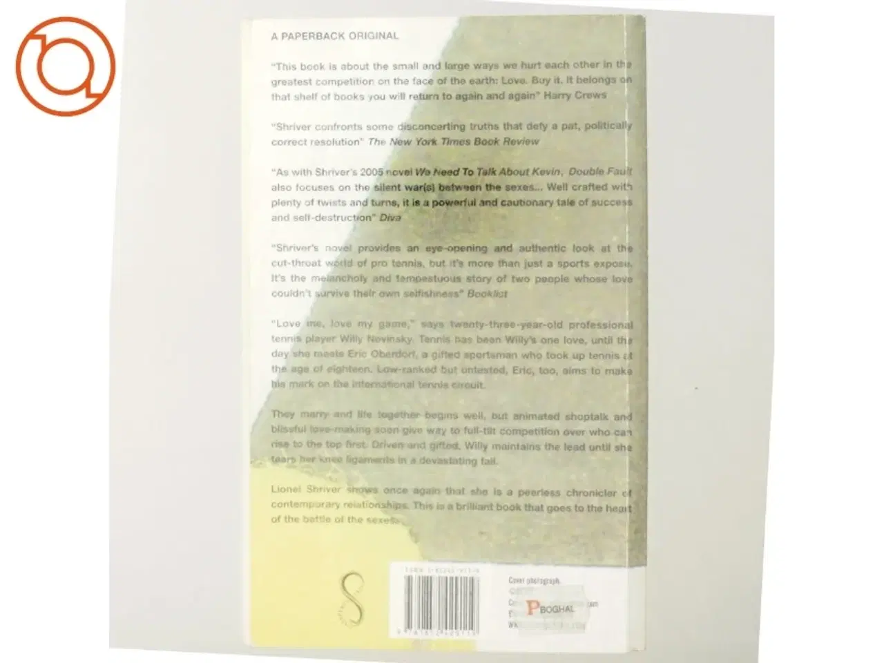 Billede 3 - Double fault af Lionel Shriver (Bog)