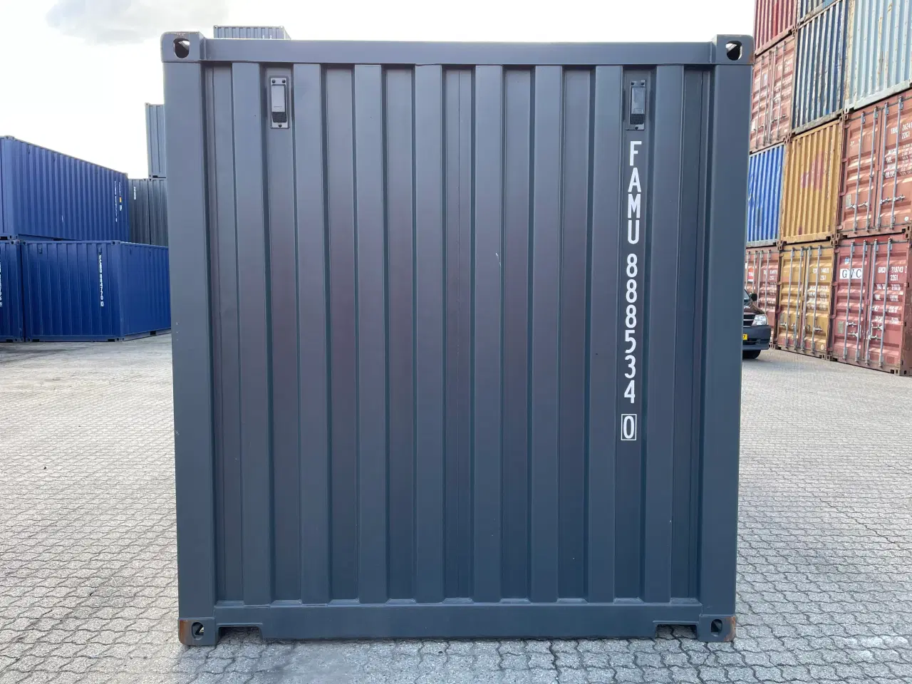 Billede 4 - 20´ fods Container i farve Ral: 7016 nye one way