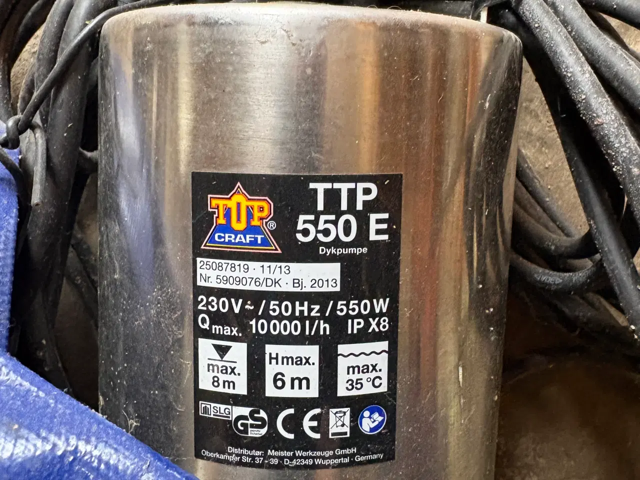 Billede 2 - Dykpumpe med slange