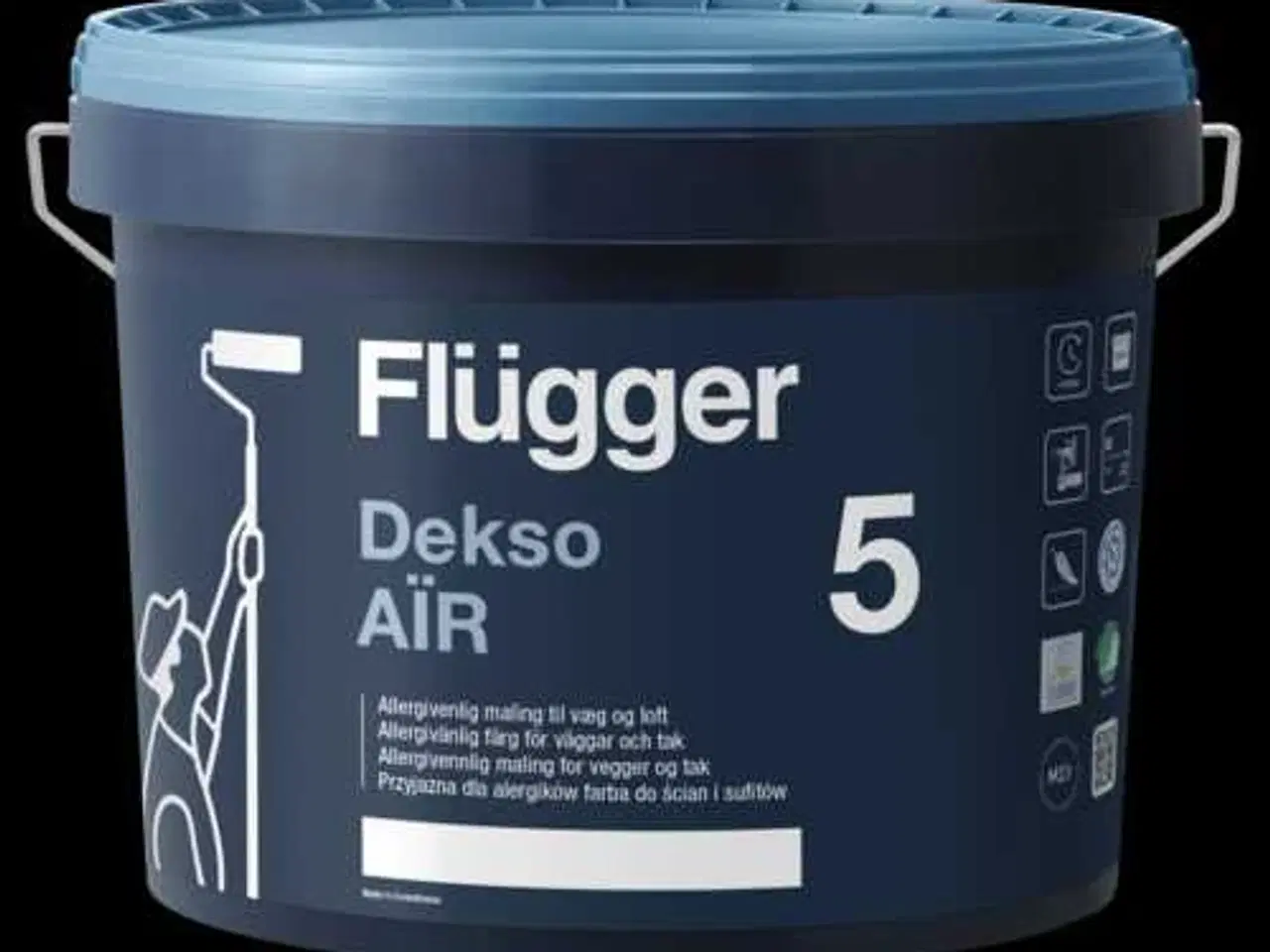 Billede 1 - ælger Allergivenlig Vægmaling - Flügger Dekso.