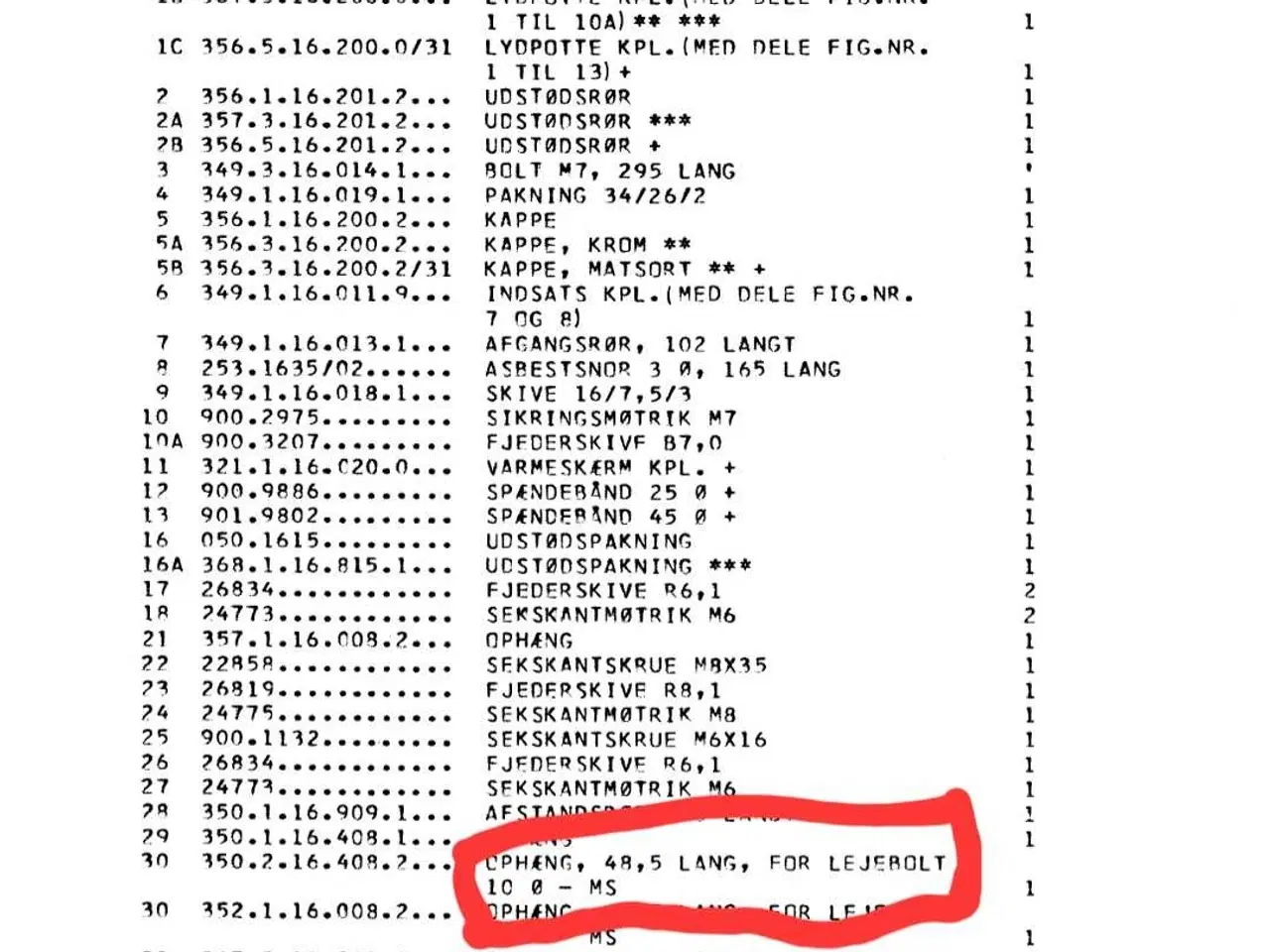 Billede 5 -  Puch MS 50. Ophæng til brenselyskontakt