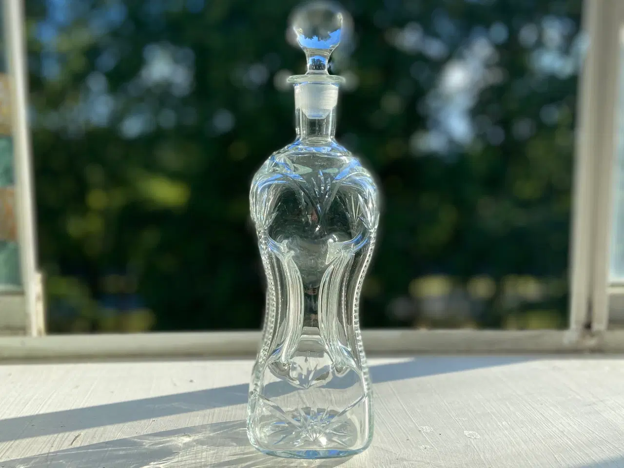 Billede 1 - Holmegaard glas klukflaske
