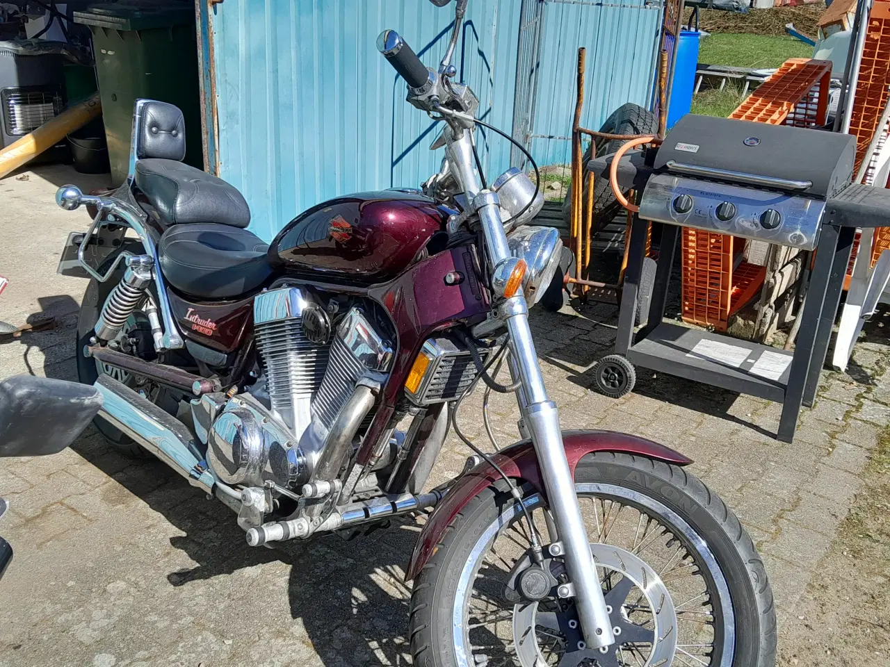 Billede 1 - VETERAN Suzuki VS 1400 Intruder. år. 1987. u. syn.