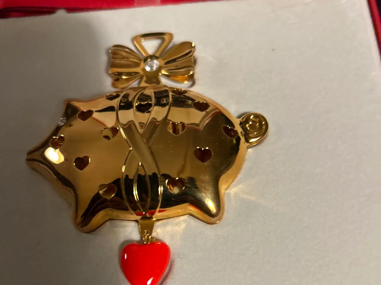 Billede 2 - George Jensen uro 2003 julegris  rød æske