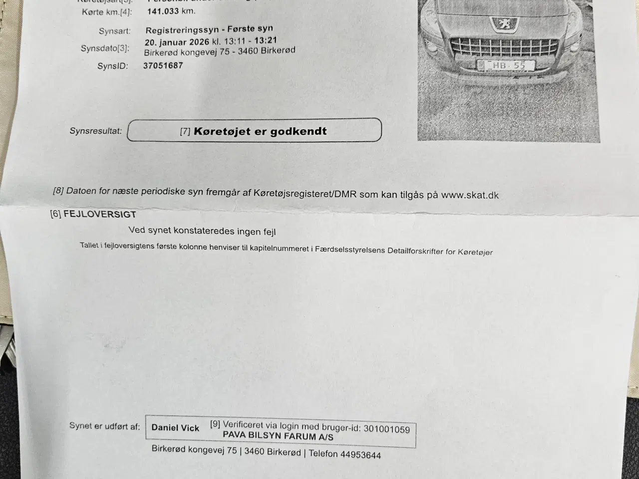 Billede 11 - Peugeot 3008 PERFEKT STAND!!!