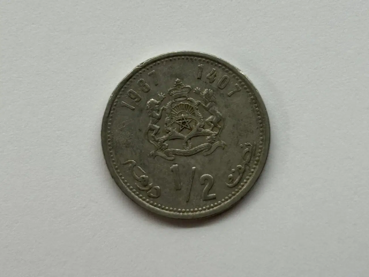 Billede 1 - 1/2 Dirham 1987 Morocco