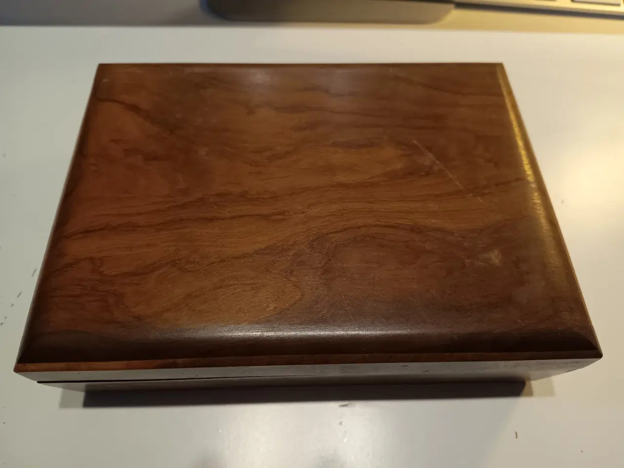 Billede 3 - Tyske mønter i mahogni kasse.