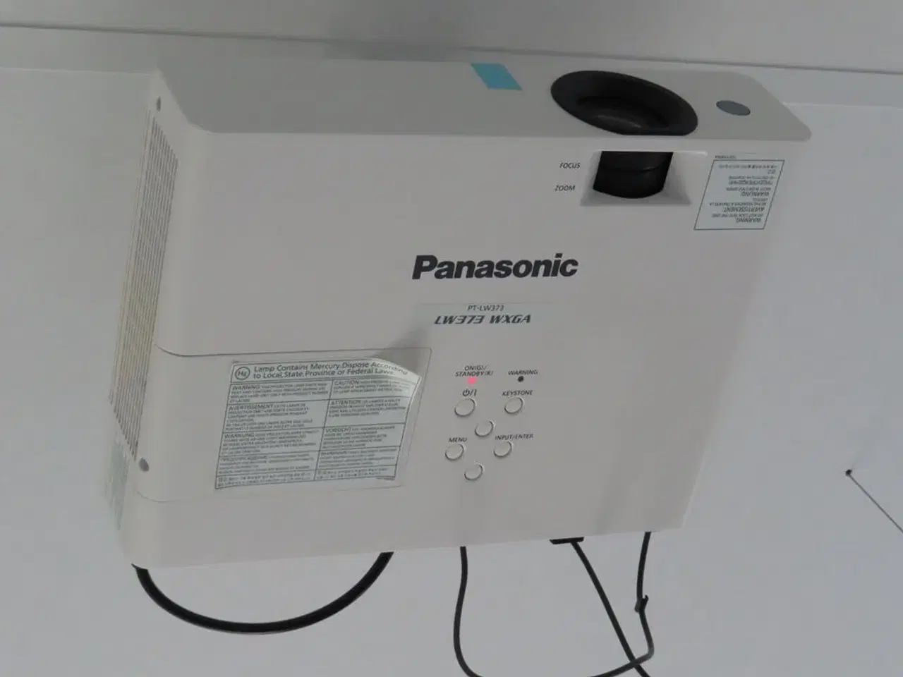 Billede 3 - Projektor, PANASONIC PT-LW373 med fjernbetjening