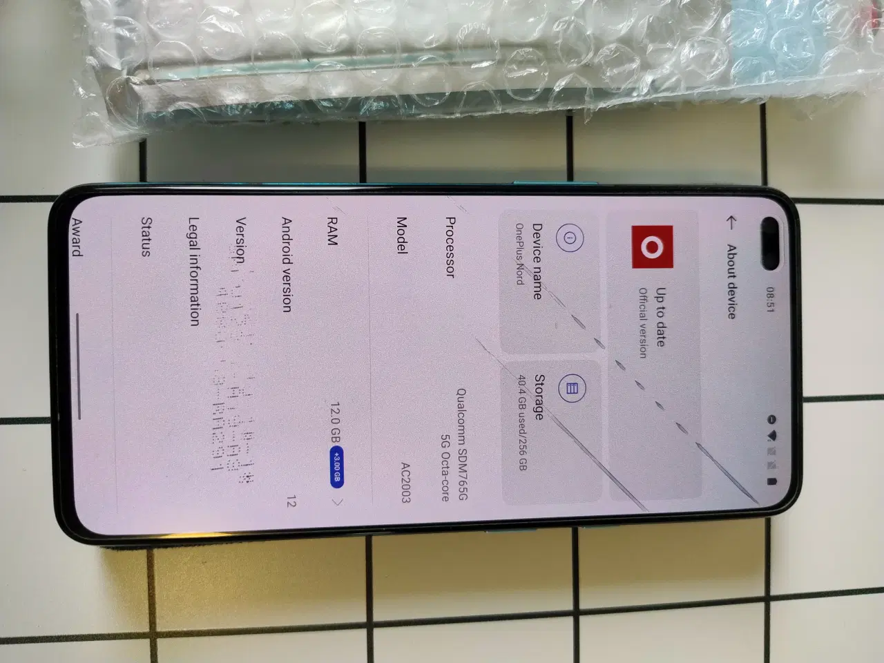 Billede 6 - One Plus Nord 256gb 12gb ram