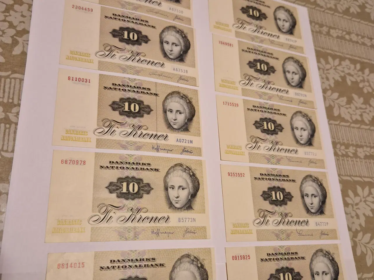 Billede 3 - Gamle pengesedler 10 kroner