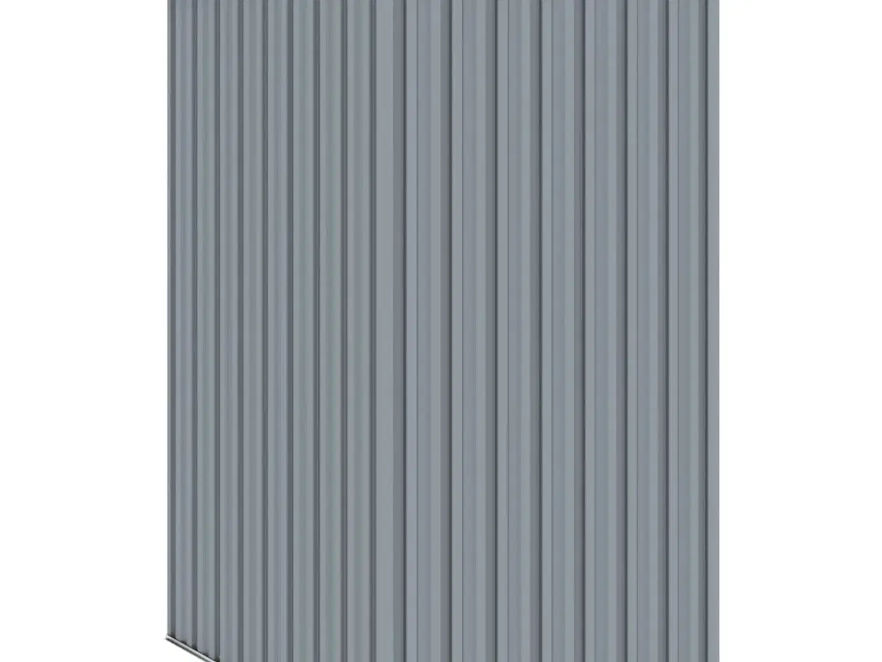 Billede 5 - Haveskur 87x98x159 cm galvaniseret stål grå