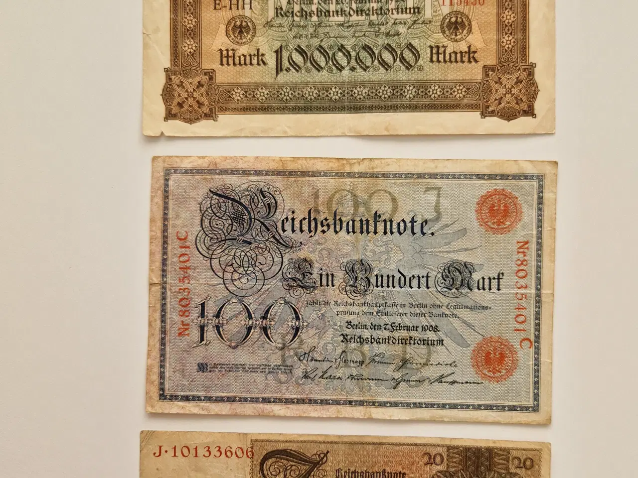 Billede 2 - 11 Gamle tyske pengesedler 