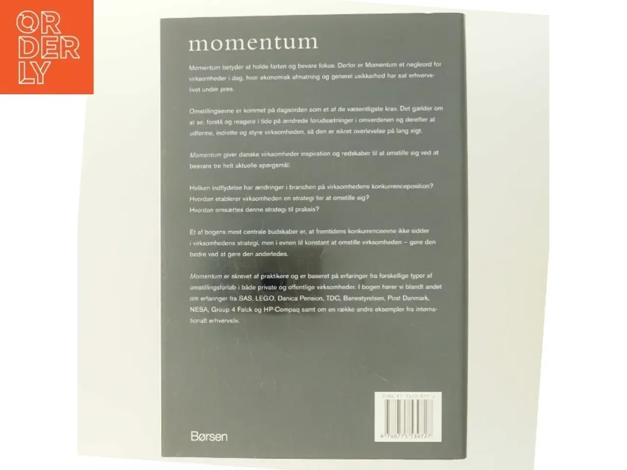 Billede 3 - Momentum : om branchers udvikling og virksomheders omstillingsevne (Bog)