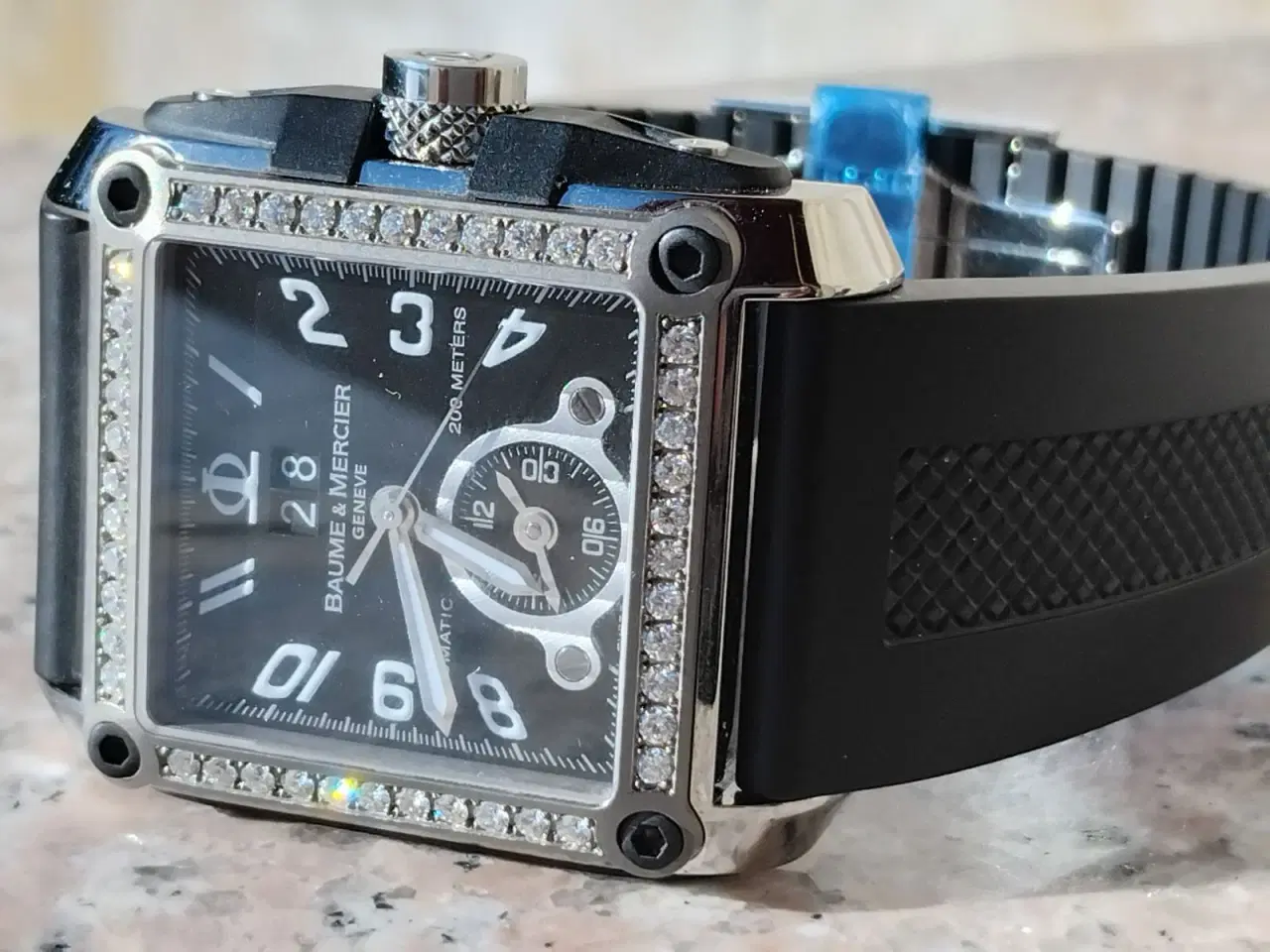 Billede 6 - Baume & Mercier Diamant, automatisk, Unik. Den ene