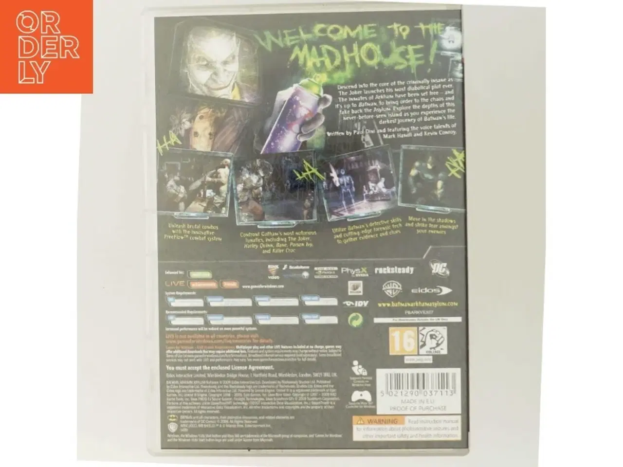 Billede 3 - Batman: Arkham Asylum PC spil fra Rocksteady Studios