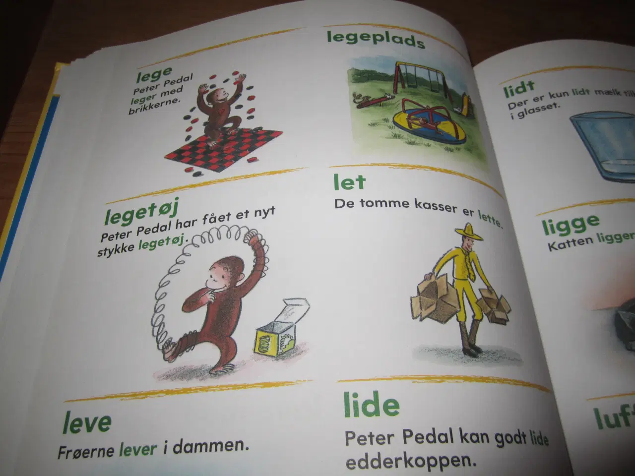 Billede 3 - PETER PEDALS. Alfabetbog.