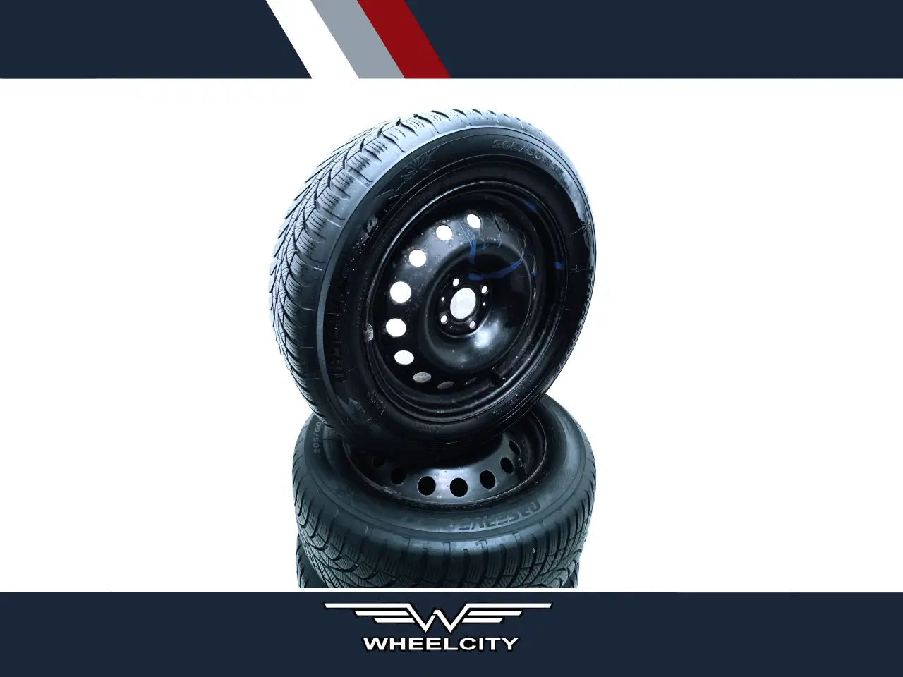 Billede 1 - 4x100 16" ET40 nav 60,1ø vintersæt inkl.TPMS