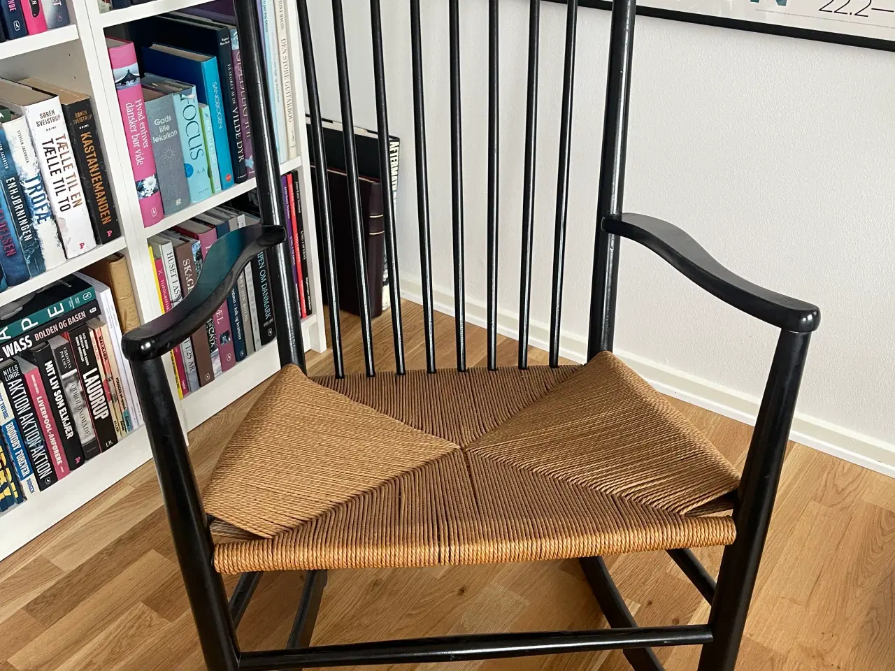 Billede 1 - Wegner gyngestol i sort