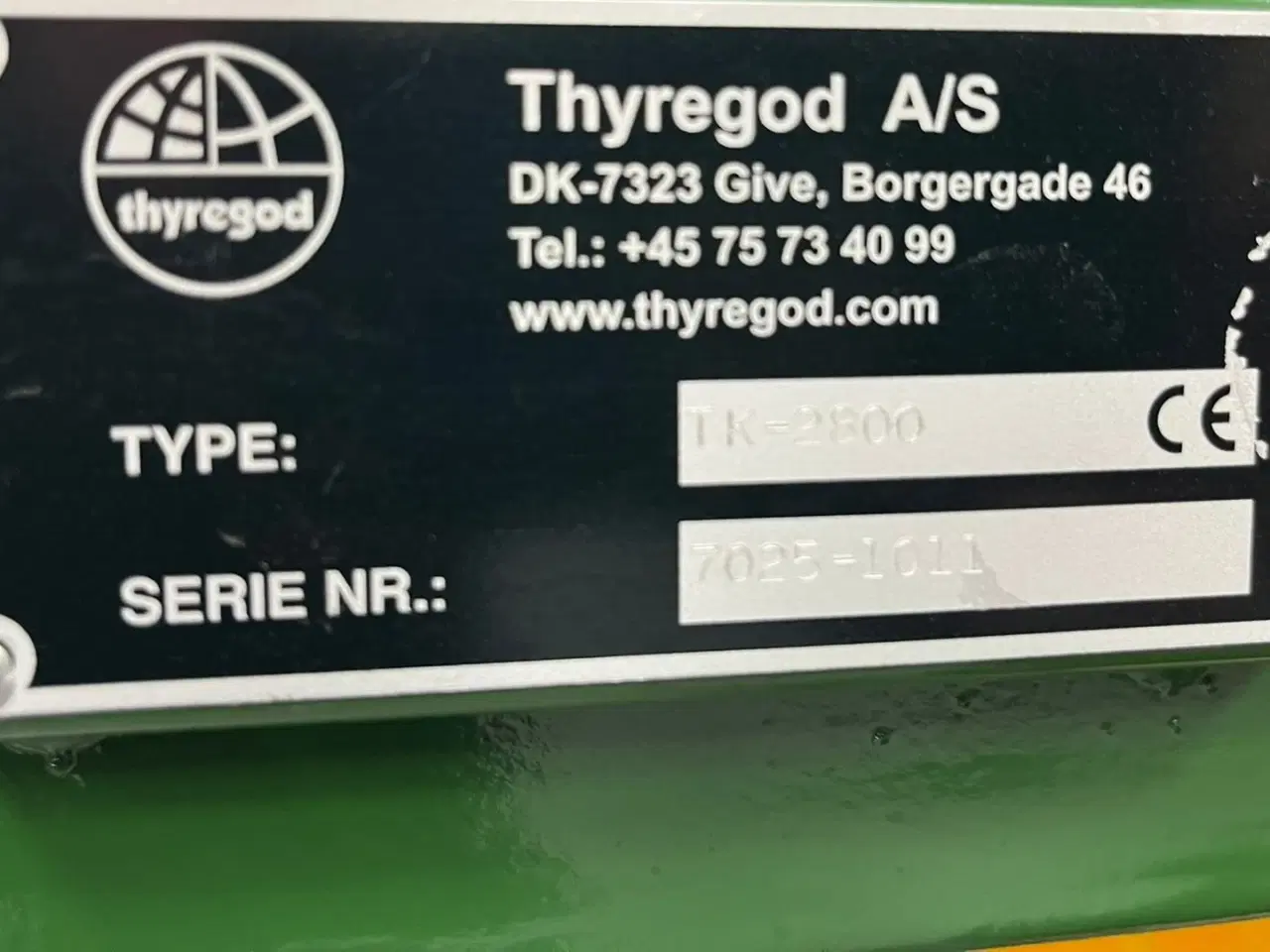 Billede 12 - Thyregod TK 2800 med nylon børster og hydraulisk sving. brede 2800 og feje brede 2500
