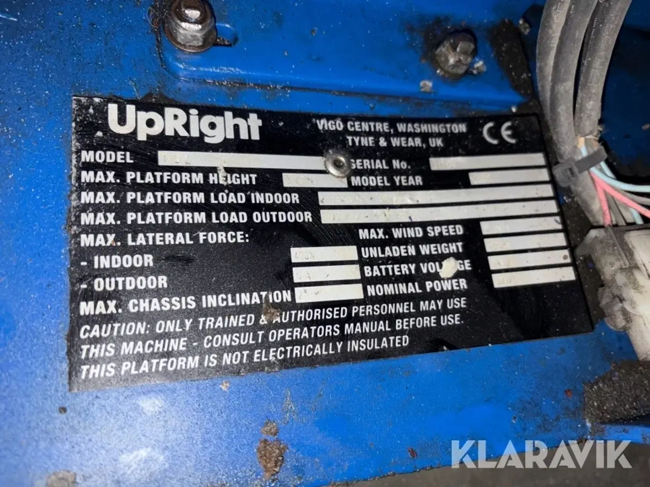 Billede 7 - Søjlelift UpRight TM12 - 5,7 meter