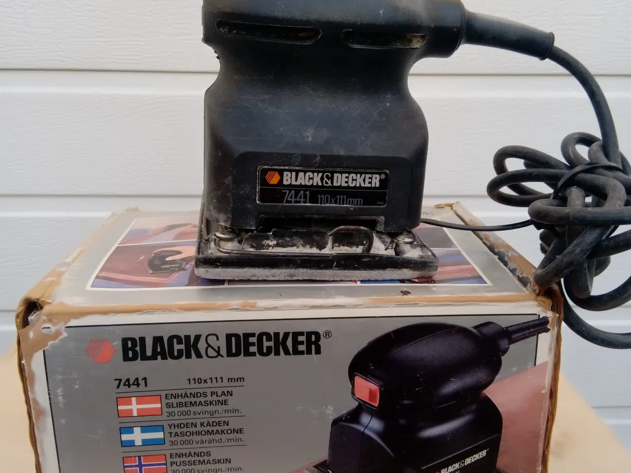 Billede 4 - Rystepudser Black & Decker mini sander