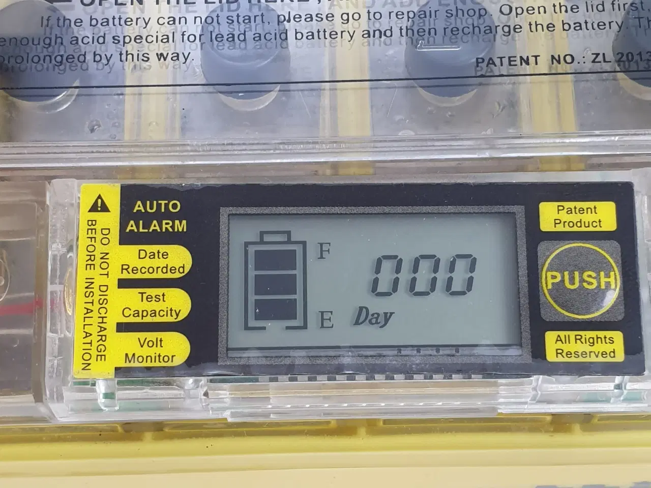 Billede 3 - NY! 12V 7Ah 10h 90A GEL Batteri med LCD