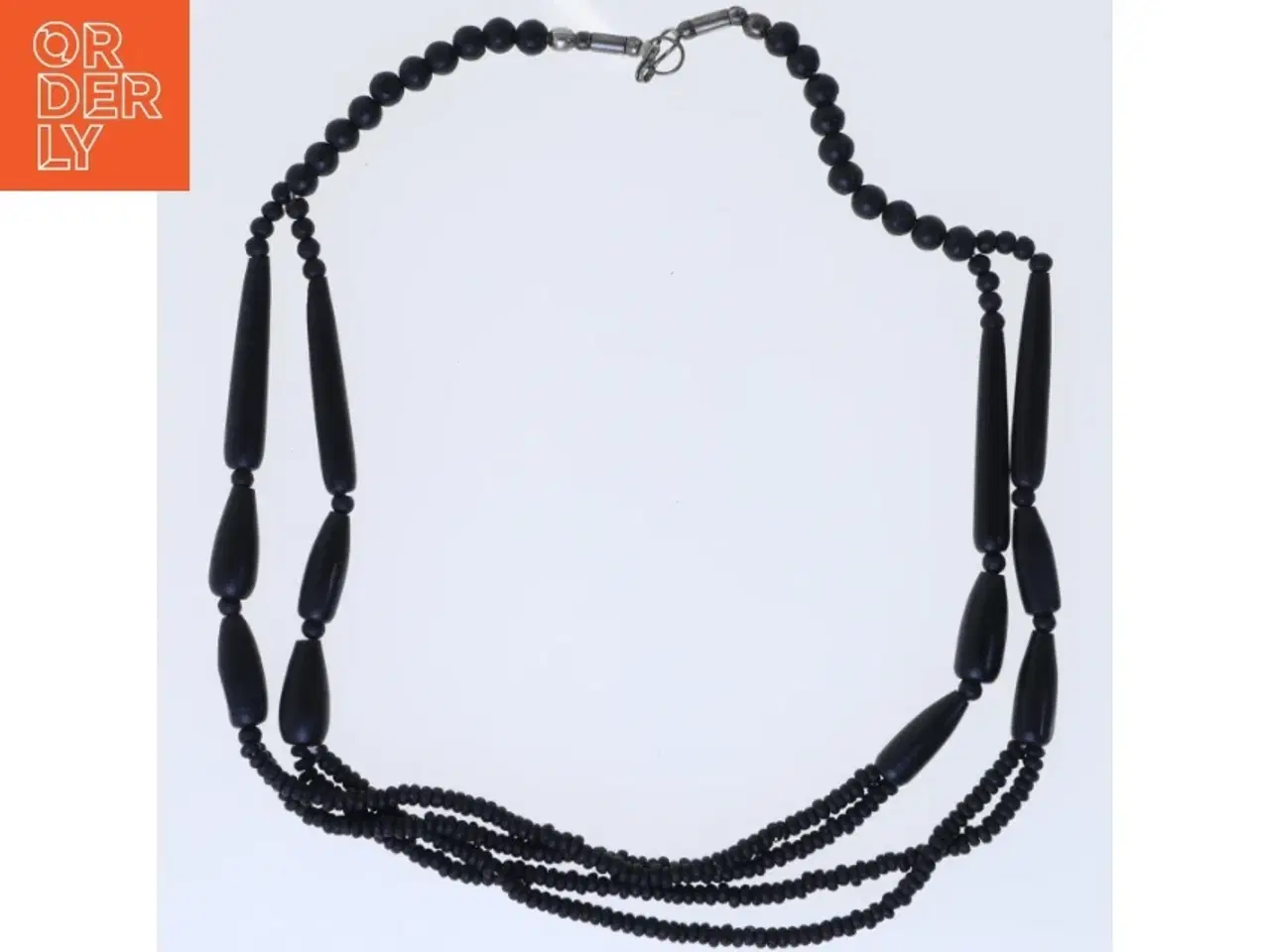 Billede 1 - Perlekæde, andet materiale, Retro(str. 61 cm)