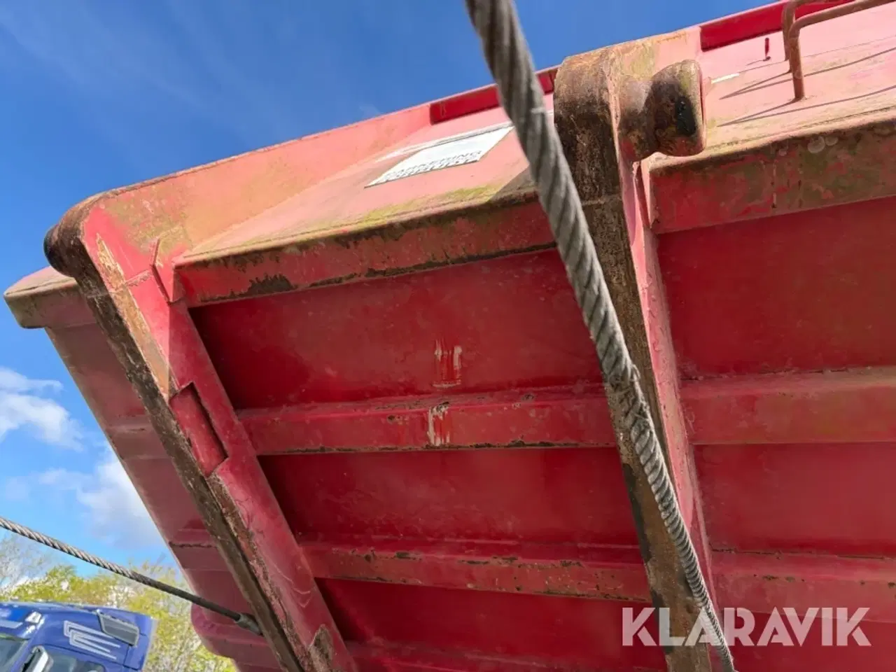 Billede 10 - Ladcontainer åben Micodan med rullepressining korntæt