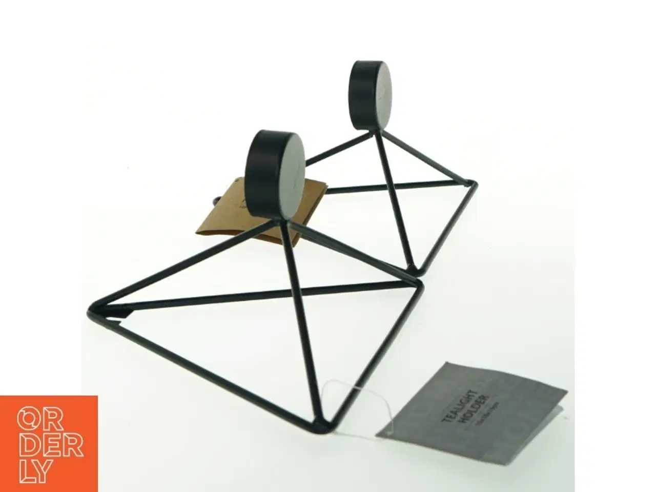 Billede 1 - Geometriske fyrfadsstager fra Jysk (str. 10x18x16 cm)
