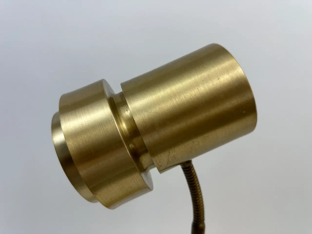 Billede 4 - Skrivebordslampe / bordlampe i messing (retro)