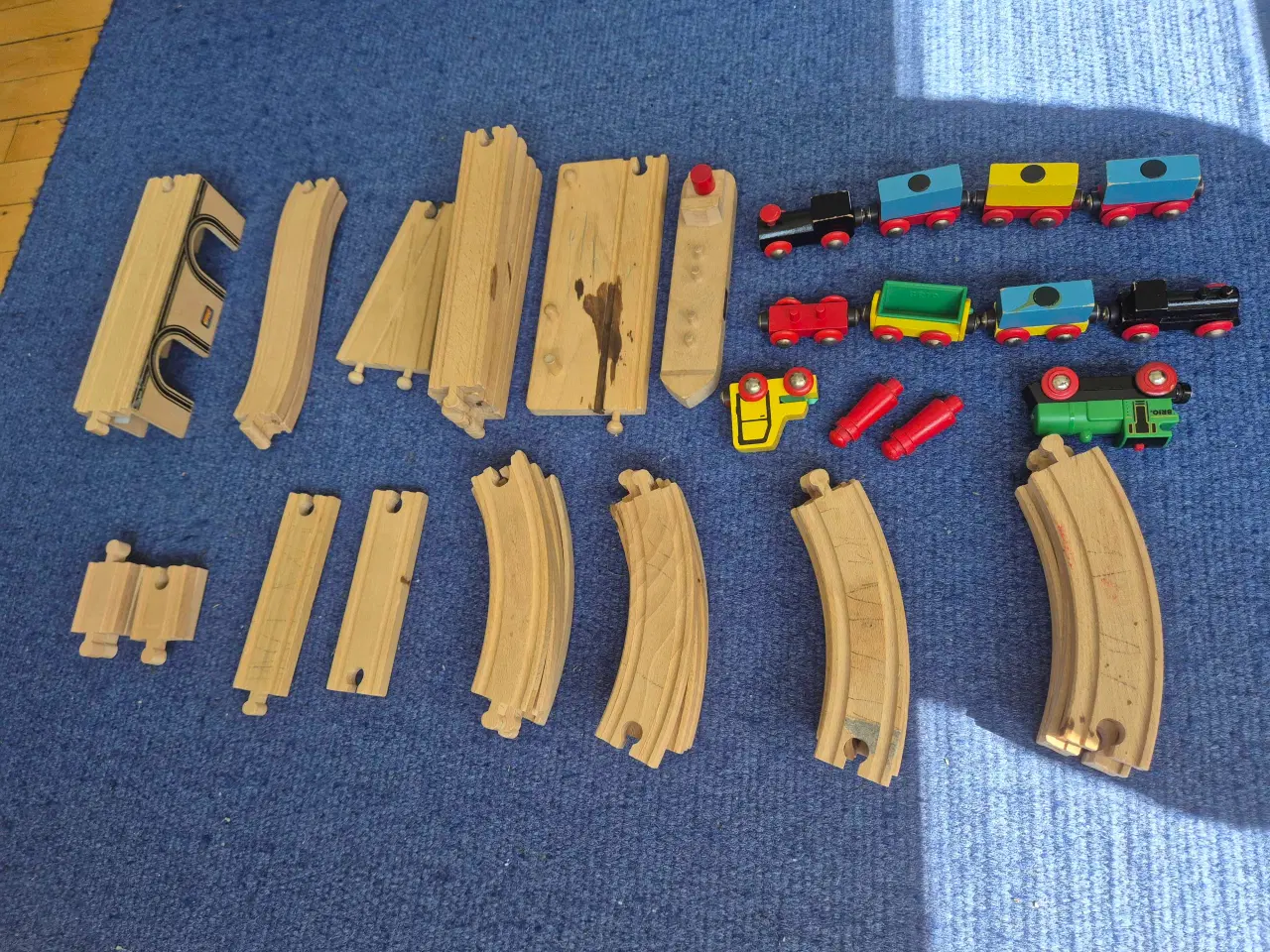 Billede 1 - Brio togbane med havn