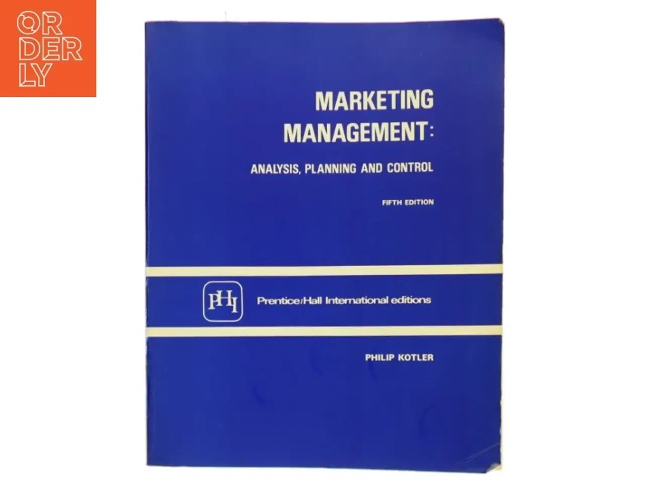 Billede 1 - Marketing Management: Analysis, Planning and Control af Philip Kotler (Bog)