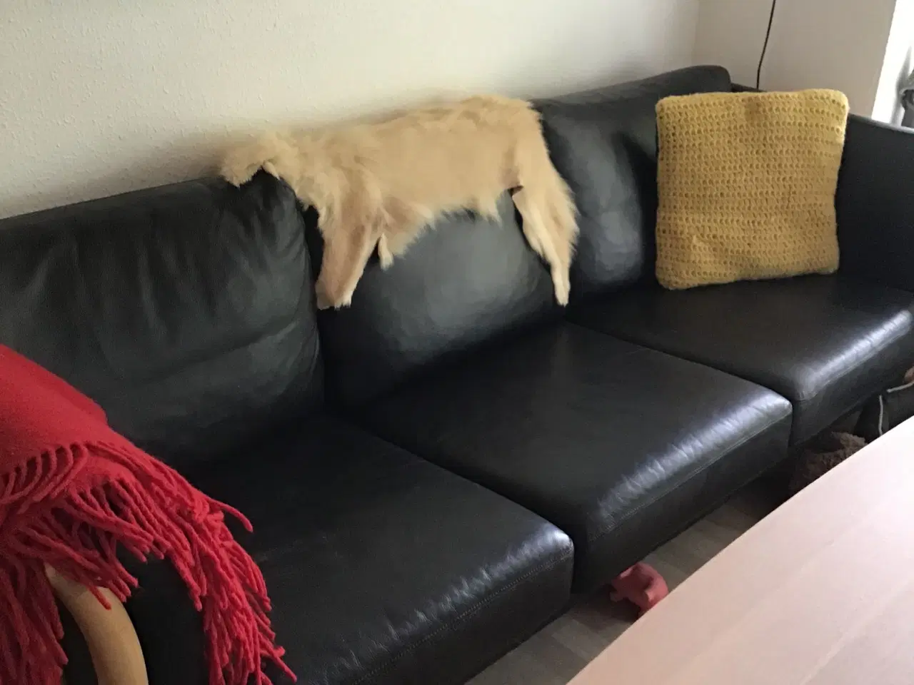 Billede 1 - Lædersofa