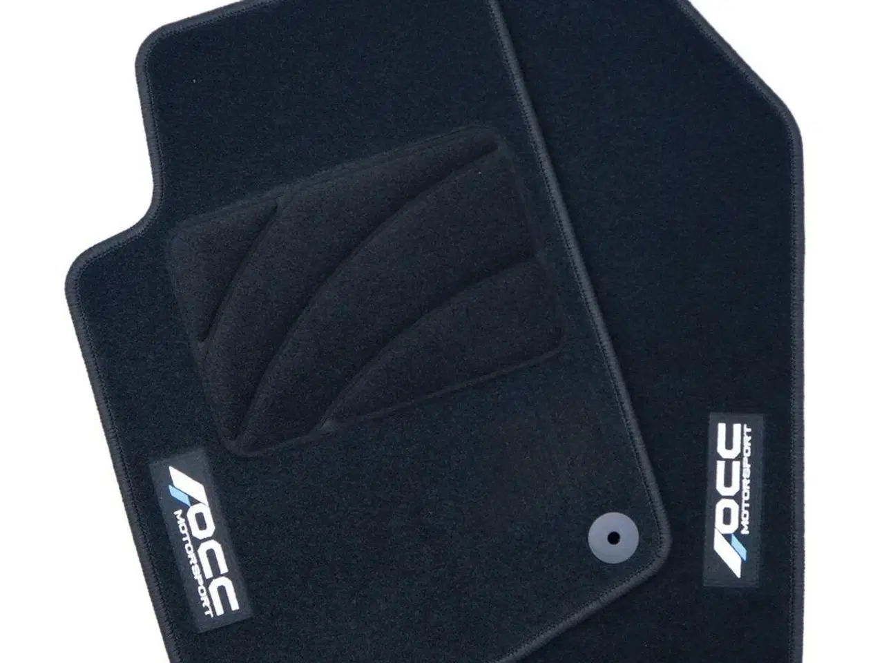 Billede 2 - OCC Motorsport bil gulvmåttesæt - 5 dele, sort (Peugeot 208)